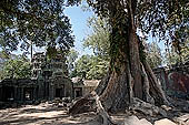 Ta Prohm temple - the eastern courtyard of the third enclosure 